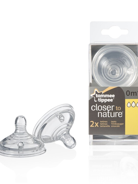 Tommee Tippee Closer To Nature variflow teats 2pcs BPA image number 1